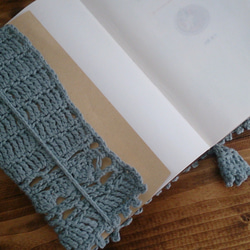 コットン糸のブックカバー 4枚目の画像