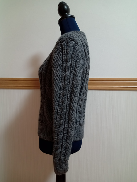 アラン模様のセーター 3枚目の画像
