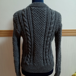 アラン模様のセーター 4枚目の画像