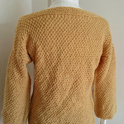 スラッシュドネックセーター 4枚目の画像