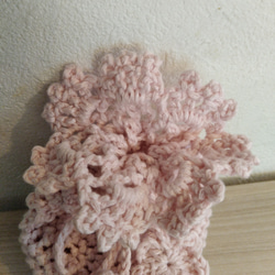 かぎ編みのお花巾着 2枚目の画像