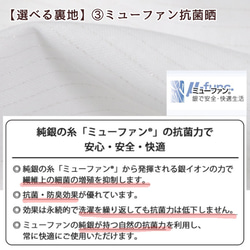 《裏地が選べる》大きめサイズ／不織布マスクが見えるマスクカバー／肌にやさしい 4枚目の画像