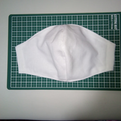 新作　送料無料　シンプルデザイン　普段使い　立体マスク　大人用　白　1枚 1枚目の画像