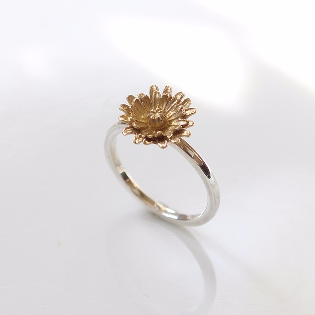 タンポポフラワーのリング