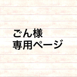 ごん様専用 1枚目の画像