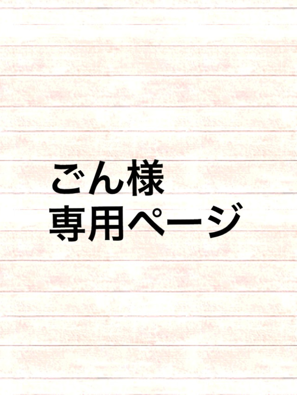 ごん様専用 1枚目の画像