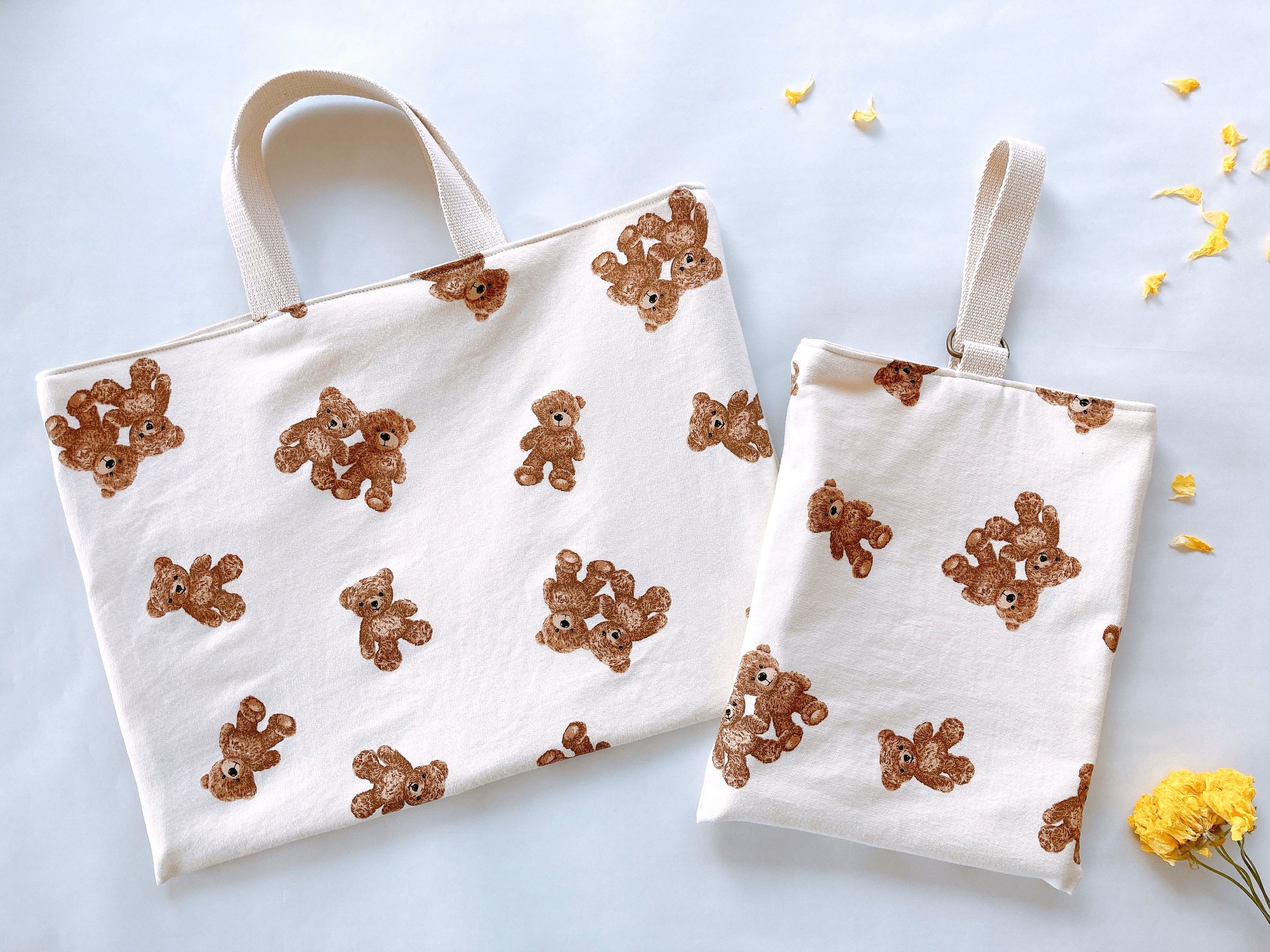 【むぎねこ様】オーダー　レッスンバッグ　ハンドメイド むぎねこ様】オーダーレッスンバッグハンドメイド