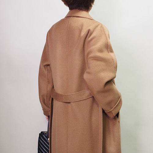 再販送料無料】ウールカシミヤリバーシブル地 ダブルブレストコート