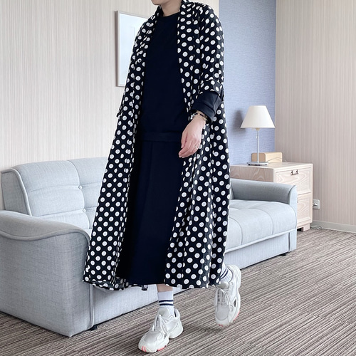 ☆スイッチコーデにピッタリ☆】2way前開きAラインシャツワンピース