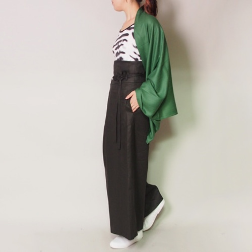 お得の福袋】上質麻100%の セットアップ (コート/パンツ) 大衣 AZ-U