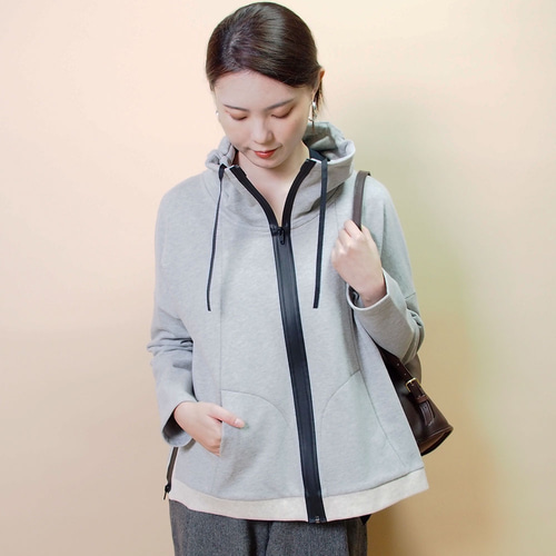 数量限定・ひとめぼれ復刻2026】Aラインゆるハイネックジャケット19009