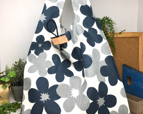 ルッコラ☆22fabric生地使用☆レジ袋型マイバッグ 4点 ルッコラ様専用