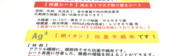 ポケット付きリネン大人立体マスク生成り 3枚目の画像