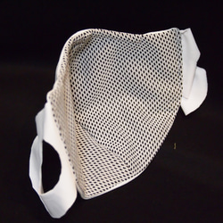 【夏マスク】【冷感】 超立体 アスリートマスク:グレー 通勤　通学　ジムマスク　ワイヤー 速乾　抗菌　ひんやり 5枚目の画像