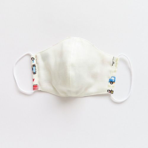 もっと小さいキッズマスク2枚入り（2、3歳向け）（コットン