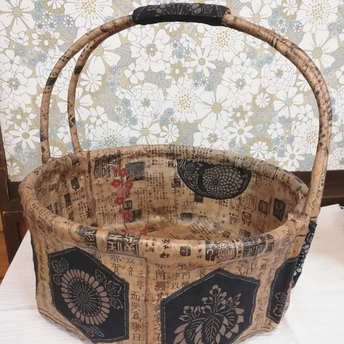お値下げ！¥45000→¥30000】一閑張り《かご(大)》 送料無料