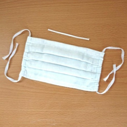 《再販》抗菌 抗ウィルス ダブルガーゼ使用 洗えるプリーツマスク 2枚目の画像