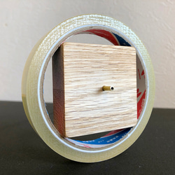 シンプル木材テープカッター（ナラ材） 6枚目の画像
