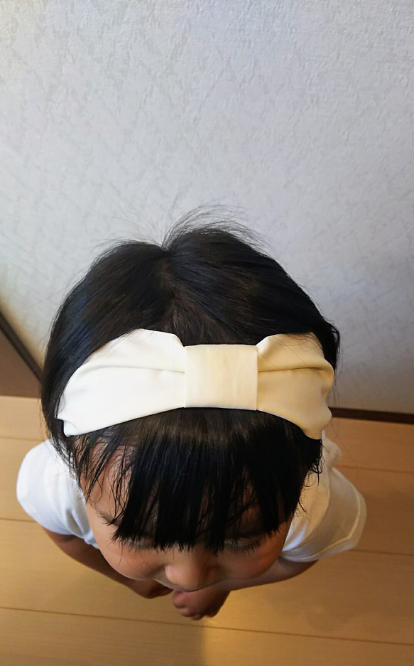 3月20日販売終了 【送料込み】子ども ヘアバンド サイズ変更可 6枚目の画像