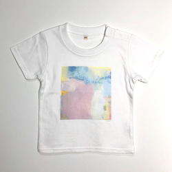 油彩画 ベビー半袖Tシャツ〈選べる3デザイン〉 1枚目の画像