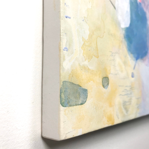 水彩画。抽象　ハーモニーー7 Sold* アート 抽象画 水彩画 a02 絵画 MarieK 通販 9117408