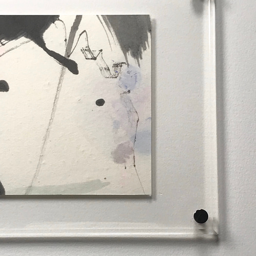抽象 水墨画 二千十五年 A4サイズ（額付き！） 71yuVgOkgiL.jpg