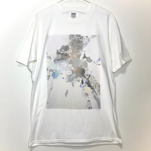 lautashi 水彩画 Tシャツ 水彩画 抽象 アート Tシャツ Tシャツ MarieK 通販 9583256｜Creema