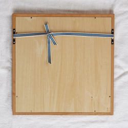 木製 鏡 欅（ケヤキ）材　ミラー 3枚目の画像