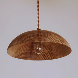 木製 ペンダントランプ 楢（ナラ）材２ 2枚目の画像