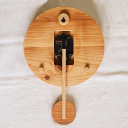 木製 振り子時計 松材2 3枚目の画像