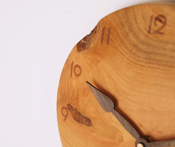 木製 振り子時計　桜材6 3枚目の画像