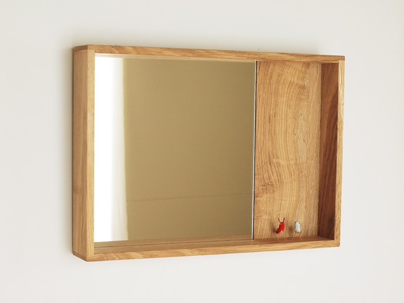 木製 箱鏡 楢材3 1枚目の画像