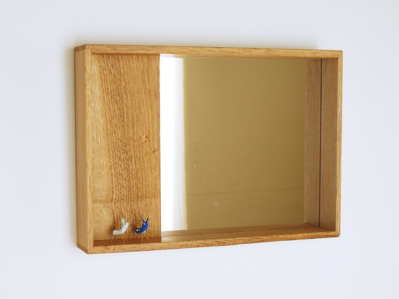 木製 箱鏡 楢材4 1枚目の画像