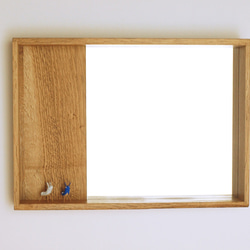 木製 箱鏡 楢材4 2枚目の画像