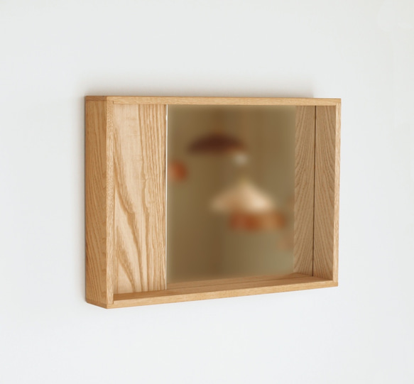 木製 箱鏡 栗材4 3枚目の画像