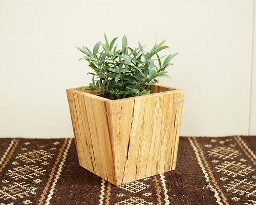 専用です　木製　鉢カバー プランターカバー 木製 八角形 S 植木鉢カバー 大型 プランツボックス