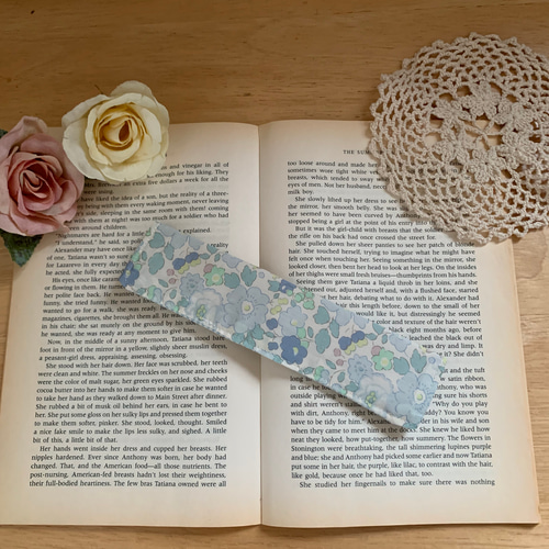 しおり ブックマーカー❁メドウテイルズ リバティプリント使用