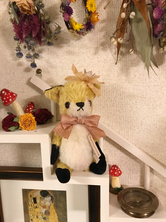 人気作家★ハンドメイドぬいぐるみ★きつね★テディベア★アーティストベア 人気作家☆ハンドメイドぬいぐるみ☆きつね☆テディベア