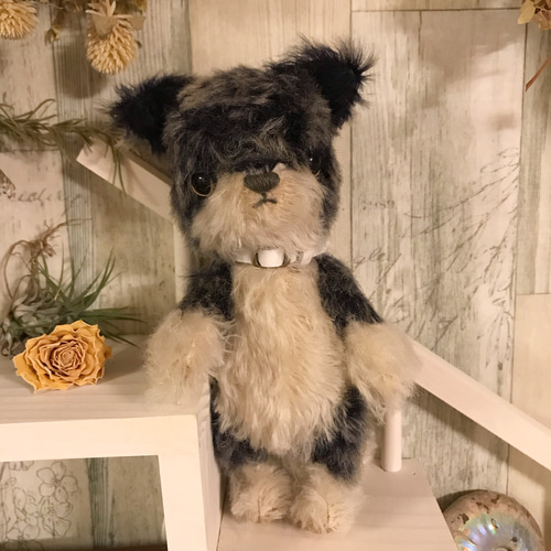 白い首輪のオオカミさん テディベア ぬいぐるみ Mad Puppeteer 通販