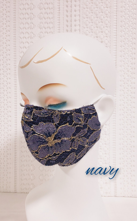 ☆フォーマル☆ファッションマスク（all season用）M~Lsize 3枚目の画像
