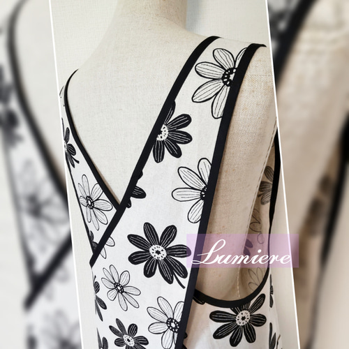 バッククロスエプロン～大人用～Lサイズ エプロン ハンドメイド