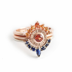 ☆大人気☆　夕焼け　セットリング　Sunset Ring Set 2枚目の画像