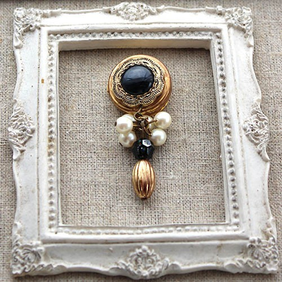 ヴィンテージ ボタンケース ボタンカバー アンティークボタン風 – Min'Z