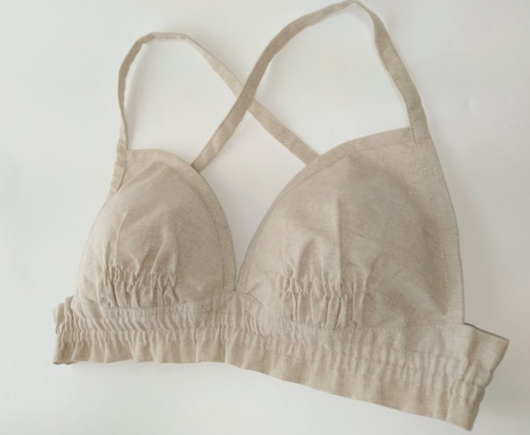 ヘンプ１００％　楽なブラジャー 1枚目の画像