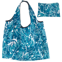 ALOHAパームリーフ柄 エコバッグ 大型 ALOHAパームリーフ柄 エコバッグ 大型 ALOHAパームリーフ柄 エコ