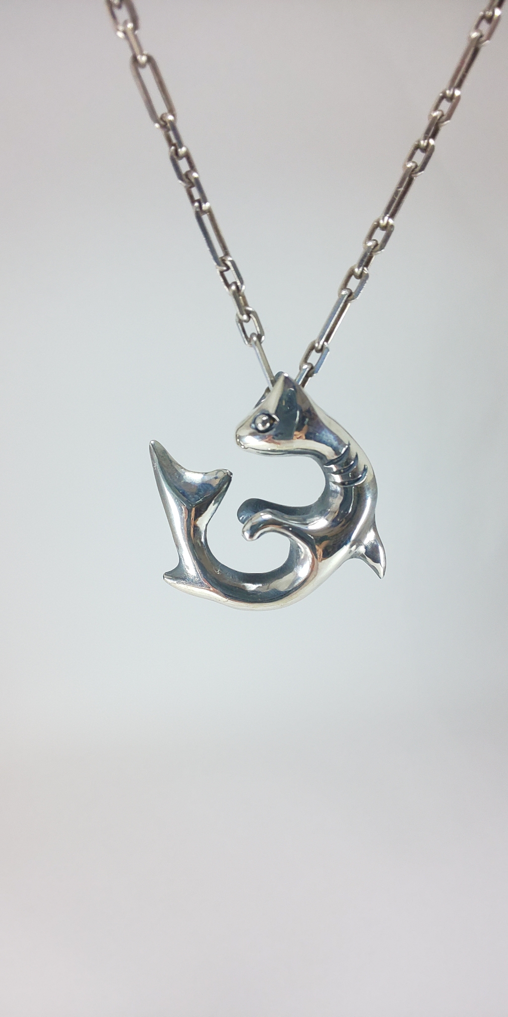 妄想幻獣シリーズ『サカナネコ』ペンダント【送料無料】 シルバー アクセサリー ネックレス silver925 猫