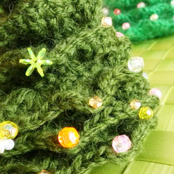 毛糸のクリスマスツリー 4枚目の画像