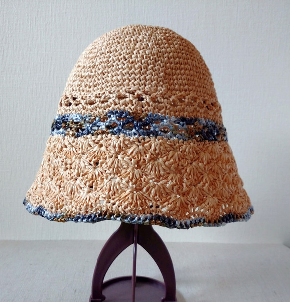 エコアンダリヤの夏帽子 2枚目の画像