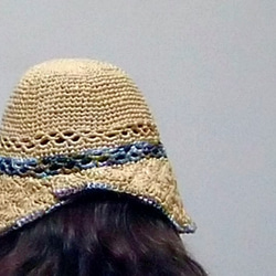 エコアンダリヤの夏帽子 7枚目の画像
