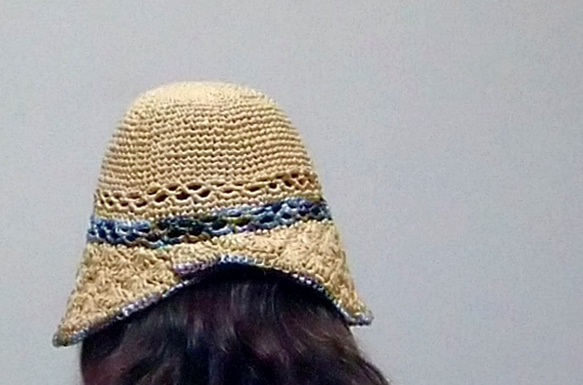 エコアンダリヤの夏帽子 7枚目の画像